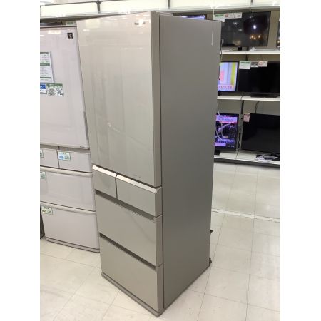Panasonic (パナソニック) 5ドア冷蔵庫 NR-E415PV-N 2020年製 406L 118L 側面ヘコミ有