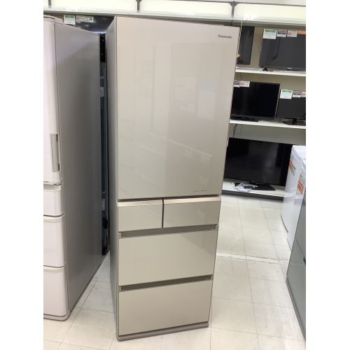 Panasonic (パナソニック) 5ドア冷蔵庫 NR-E415PV-N 2020年製 406L 118L 側面ヘコミ有