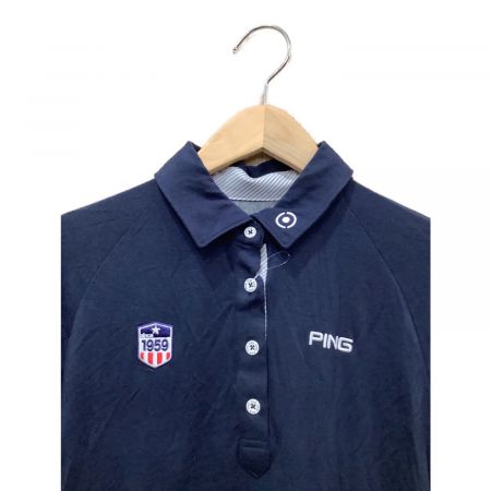 PiNG (ピン) ゴルフウェア(トップス) レディース SIZE S ネイビー ポロシャツ