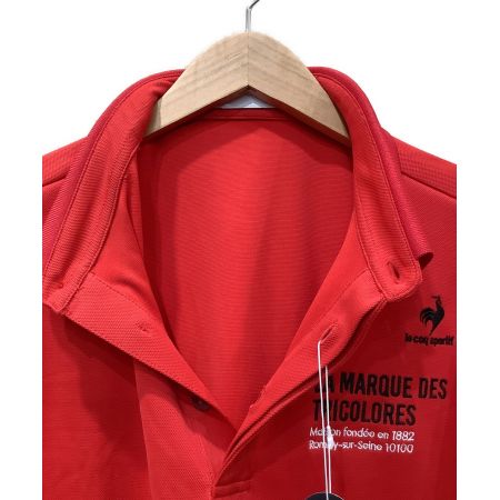 le coq sportif GOLF (ルコック スポルティフ ゴルフ) ゴルフウェア(トップス) メンズ SIZE XL レッド ポロシャツ