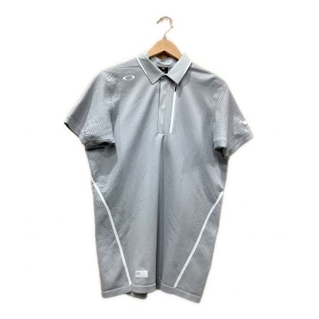 OAKLEY (オークリー) ゴルフウェア(トップス) メンズ SIZE M グレー ポロシャツ