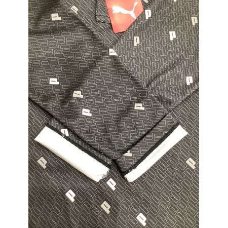 PUMA (プーマ) ゴルフウェア(トップス) メンズ SIZE L ブラック ポロシャツ