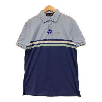 RLX RALPH LAUREN (アールエルエックスラルフローレン) ゴルフウェア(トップス) メンズ SIZE M スカイブルー ポロシャツ