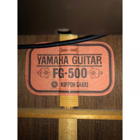 YAMAHA (ヤマハ) ヴィンテージアコースティックギター 赤ラベル ハカランダ サイドバック  FG-500 1972