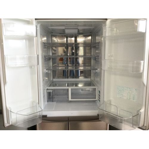 鳥取2015年製 465L シャープ 6ドア冷凍冷蔵庫 SJ-XF47A-T