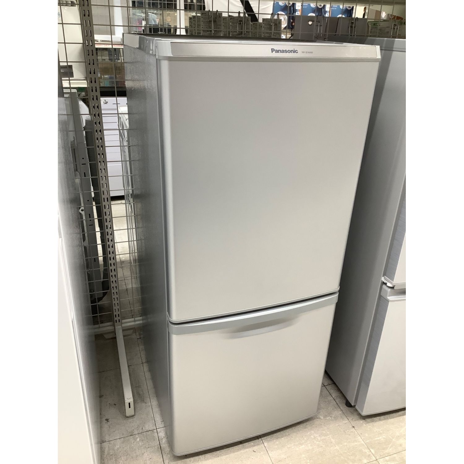 中古品パナソニック 冷蔵庫 NR-B14AW-S 138L 2017年製 - 冷蔵庫