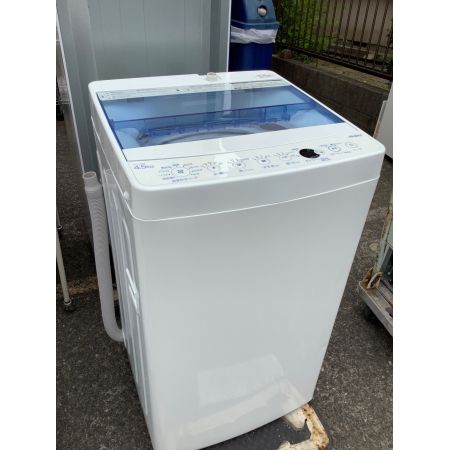 Haier (ハイアール) 全自動洗濯機 4.5kg JW-C45CK 2018年製 クリーニング済 50Hz／60Hz