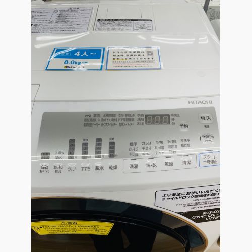 HITACHI (ヒタチ) ドラム式洗濯乾燥機 10.0kg 6.0kg BD-SG100FL 2021年製 ヒートリサイクル 程度B(軽度の使用感) クリーニング済 50Hz／60Hz