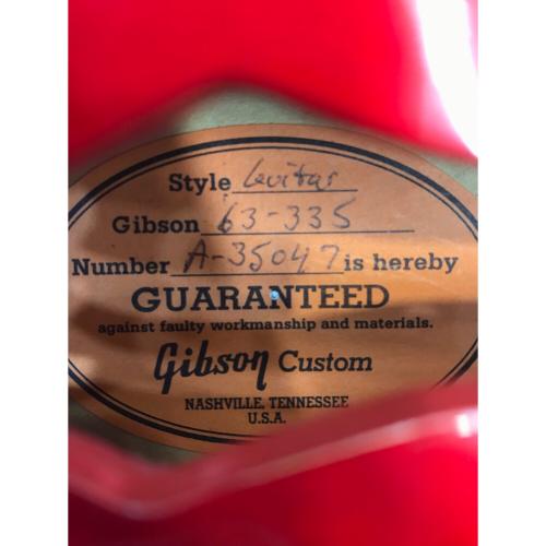 GIBSON CUSTOM SHOP (ギブソン カスタム ショップ) エレキギター Historic Collection 1963 ES-335 2005年製
