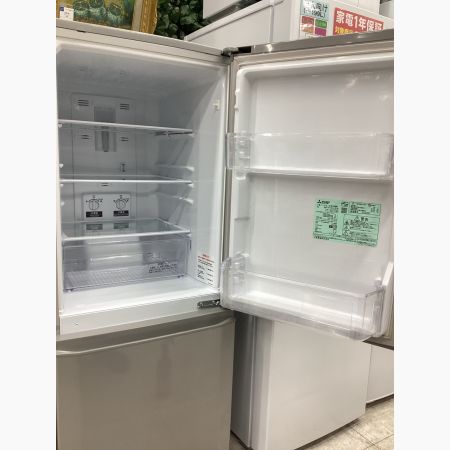 MITSUBISHI (ミツビシ) 2ドア冷蔵庫 MR-P15C-S 2017年製 146L クリーニング済