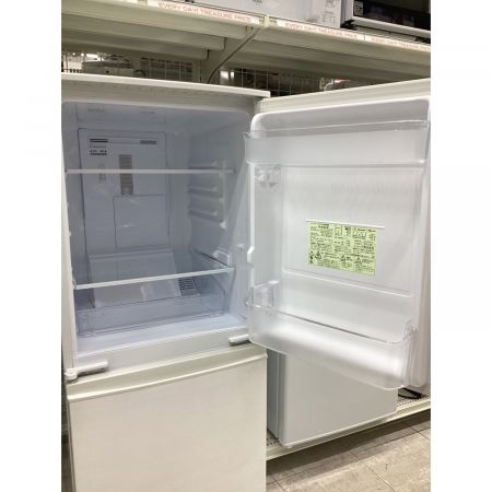 SHARP (シャープ) 2ドア冷蔵庫 SJ-D14C-W 2017年製 137L クリーニング済