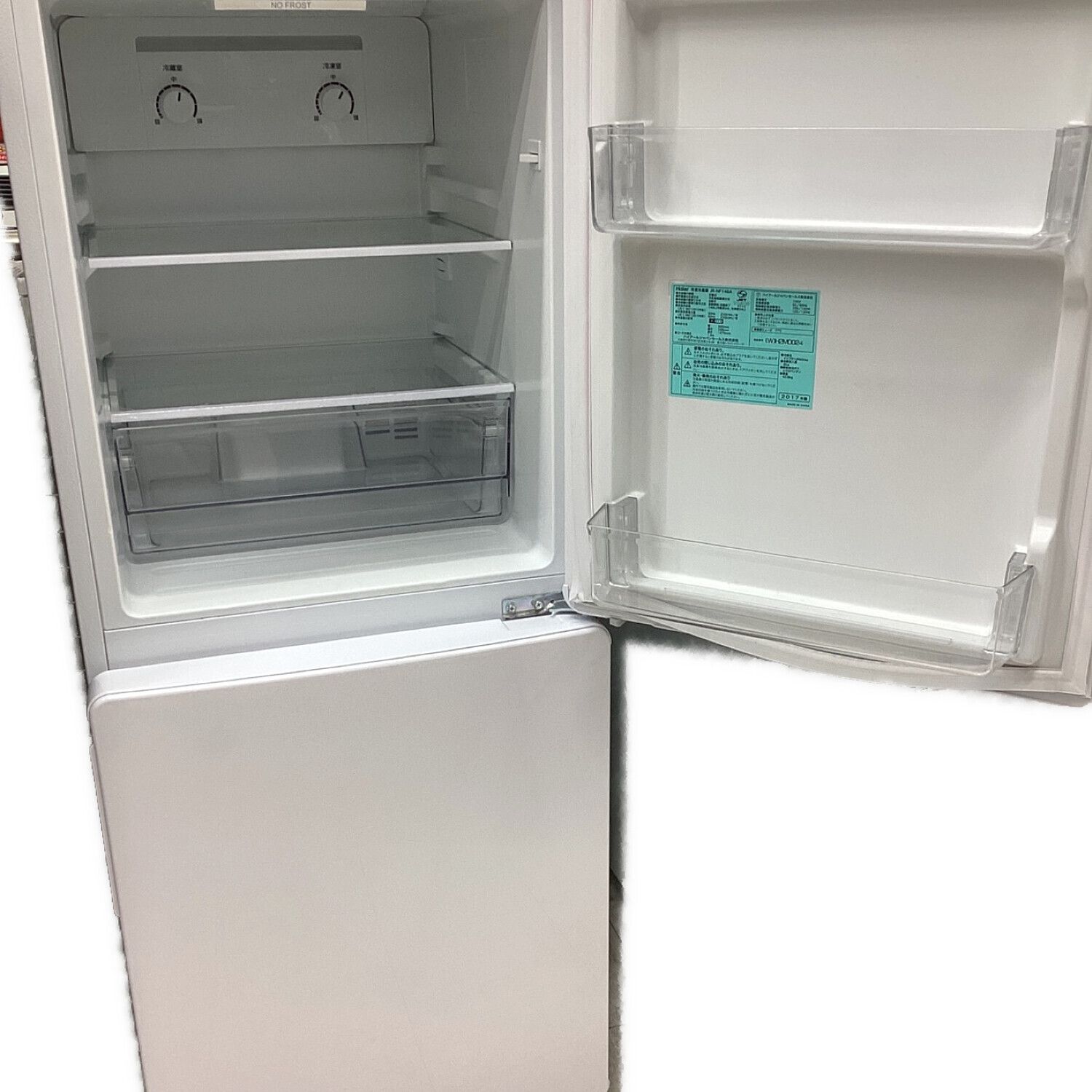 Haier/ﾊｲｱｰﾙ 2ドア冷蔵庫 JR-NF148A 148L 2017年製 - キッチン家電