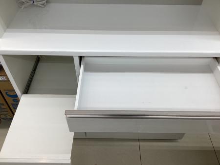 松田家具 レンジボード 2枚スライド扉 モーションレール仕様 モイス