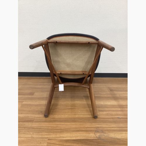 OneCollection (ワンコレクション) ダイニングチェアー ブラック×ブラウン 北欧デザイン ウォールナット×レザー 46 Chair Finn Juhl