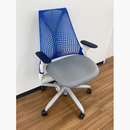 Herman Miller (ハーマンミラー) セイルチェア ブルー×ホワイト AS1YA23HA-0348