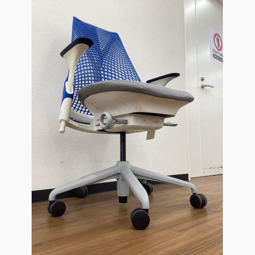 Herman Miller (ハーマンミラー) セイルチェア ブルー×ホワイト AS1YA23HA-0348