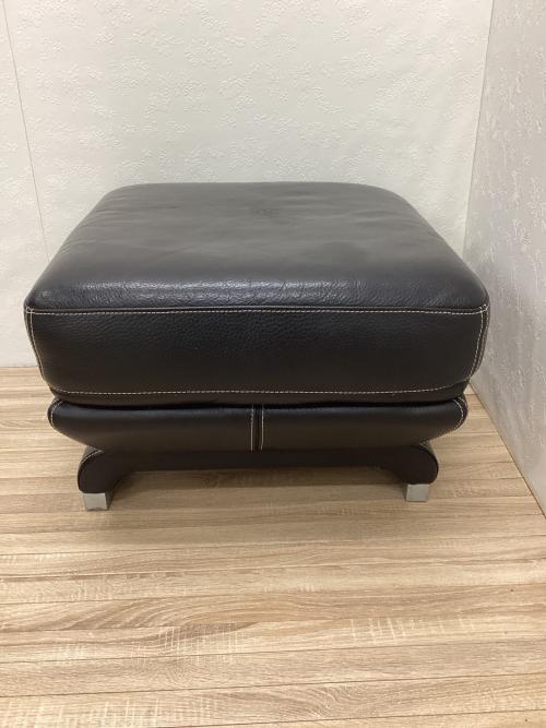 大塚家具(IDC) (オオツカカグ) オットマン ブラック 総革