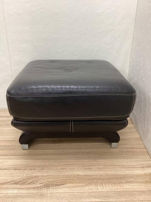 大塚家具(IDC) (オオツカカグ) オットマン ブラック 総革