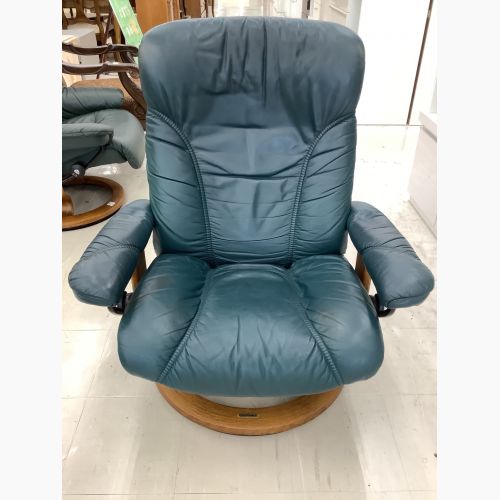 Ekornes (エコーネス) リクライニングチェアー ネイビー 1人掛け ストレスレスチェア