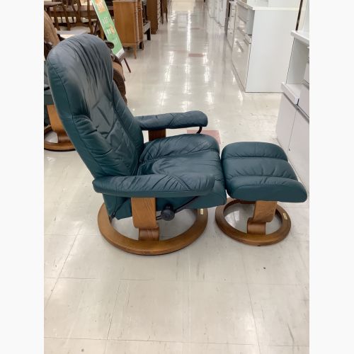 Ekornes (エコーネス) リクライニングチェアー ネイビー 1人掛け ストレスレスチェア