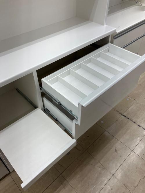 松田家具 (マツダカグ) レンジボード ホワイト