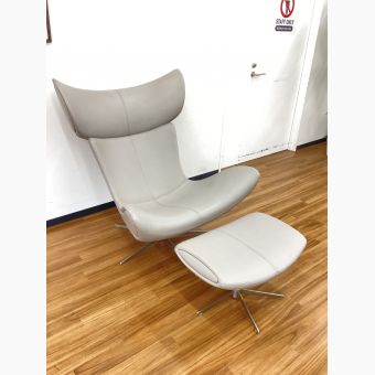 BoConcept (ボーコンセプト) ラウンジチェアー  オットマン付 レザー Squilla Henrik Pedersen