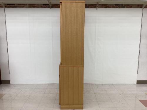 上坂木材 (ウエサカモクザイ) 食器棚 ナチュラル 3枚扉