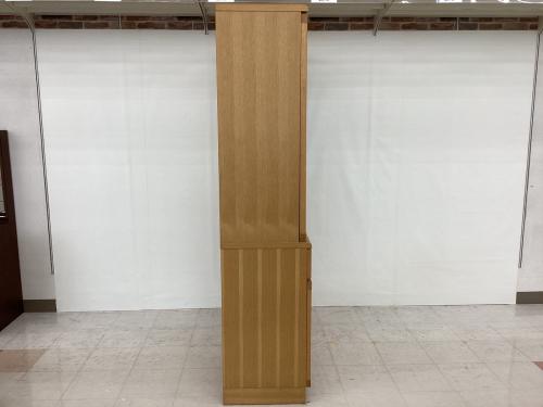 上坂木材 (ウエサカモクザイ) 食器棚 ナチュラル 3枚扉