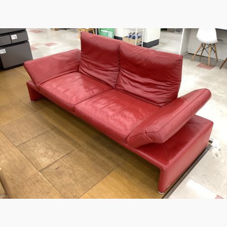 KOINOR (コイノール) 2人掛けソファー レッド 総革 RAOUL｜トレファク