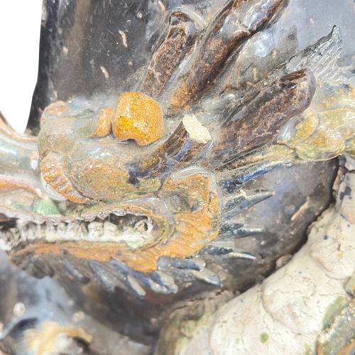 アンティーク壺(龍） 欠け有