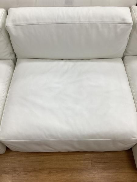 CASSINA IXC カッシーナ チェア レザー ホワイト 美品 Cassina ixc. (カッシーナ イクスシー) 271 MEX CUBE ユニットソファ