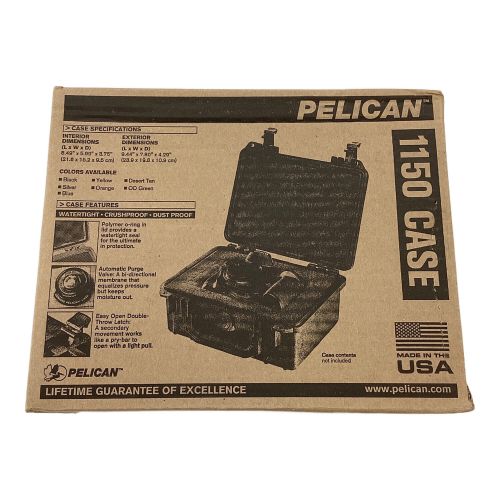 PELICAN (ペリカン) プロテクターケース 1150CASE,BLACK