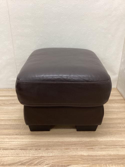 ワタリジャパン オットマン ブラック 総革