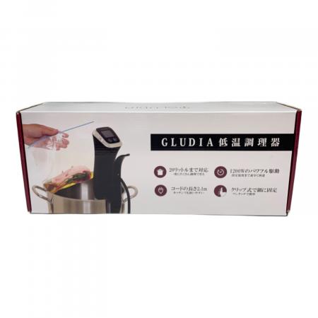 ★未開封GLU-INM01 低温調理器 GLUDIA ブラック GLUDIA (スタイラックス) 低温調理器 GLU-INM01｜トレファクONLINE