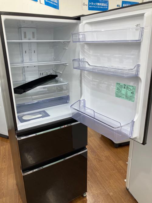 MITSUBISHI (ミツビシ) 3ドア冷蔵庫 MR-CX33C-BR 2018年製 330L