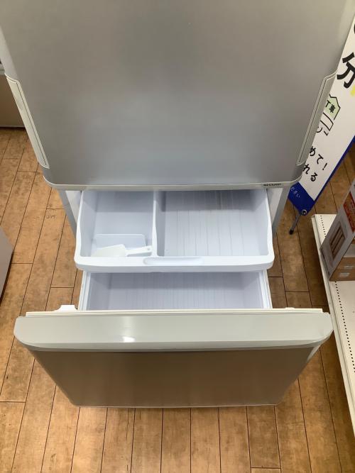 SHARP (シャープ) 3ドア冷蔵庫 SJ-W351D-S 2018年製 60 350Ｌ