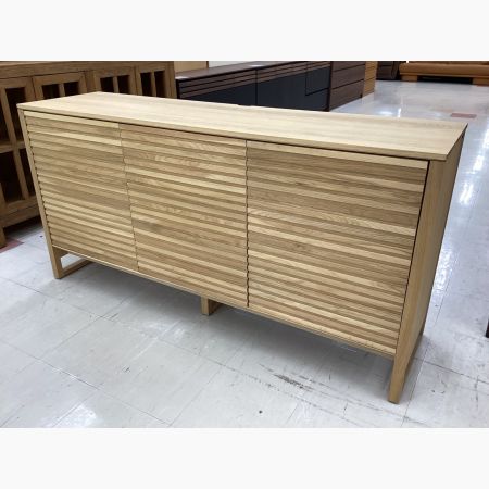 karimoku (カリモク) サイドボード ナチュラル 3枚扉 オーク材 QU5850