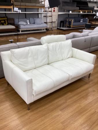 Eilersen (アイラーセン) 2人掛けソファー アイボリー 総革 STREAM LINE