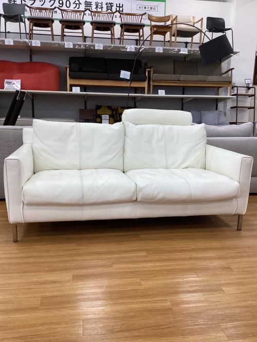 Eilersen (アイラーセン) 2人掛けソファー アイボリー 総革 STREAM LINE