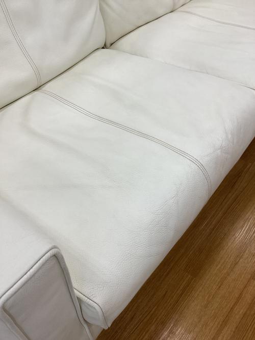 Eilersen (アイラーセン) 2人掛けソファー アイボリー 総革 STREAM LINE