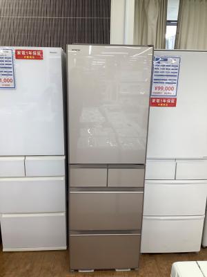 HITACHI (ヒタチ) 5ドア冷蔵庫 R-HWS47N 2021年製 470L