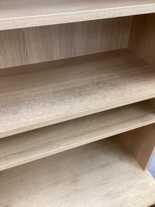 無印良品 (ムジルシリョウヒン) レンジボード ナチュラル 2枚扉/ワゴン付