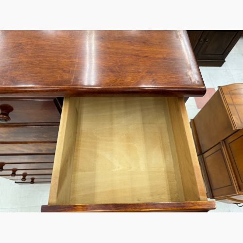 Hasegawa (ハセガワ) ハイチェスト ブラウン 旭川家具 長谷川 8段 木製 NEW キャロライン