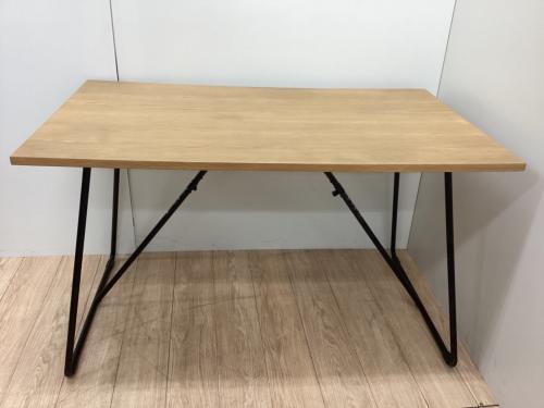 無印良品 (ムジルシリョウヒン) 折りたたみテーブル ナチュラル  オーク材 幅120㎝