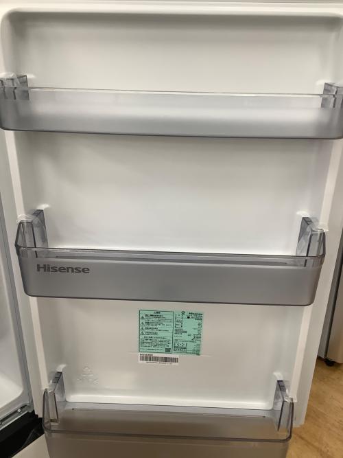 Hisense (ハイセンス) 2ドア冷蔵庫 HR-G26E3W 2024年製 257L 84L アウトレット品 未使用