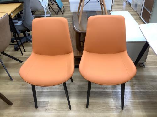 アーバン通商 (アーバンツウショウ) セラミックダイニング5点セット ホワイト×オレンジ 5点セット