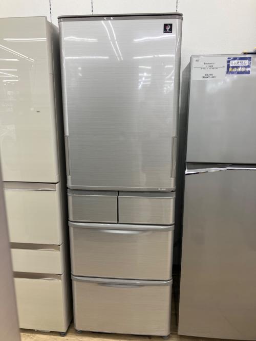 SHARP (シャープ) 5ドア冷蔵庫 SJ-W412E-S 2019年製 412L 受け皿非対応品 クリーニング済