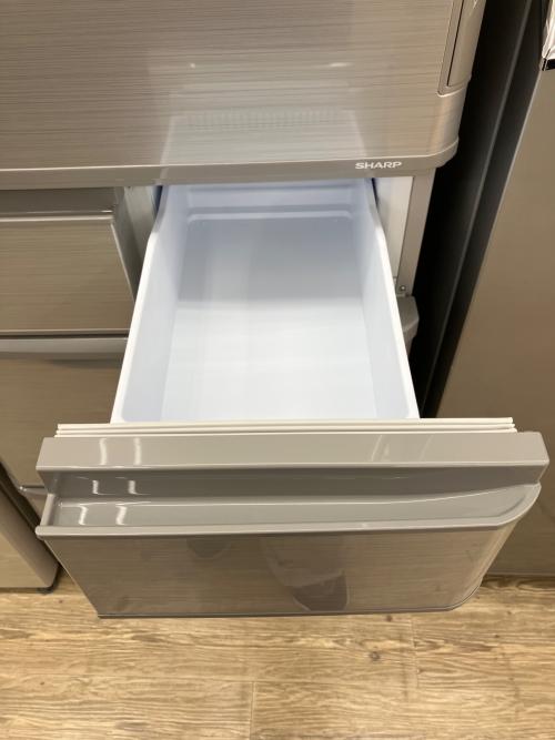 SHARP (シャープ) 5ドア冷蔵庫 SJ-W412E-S 2019年製 412L 受け皿非対応品 クリーニング済