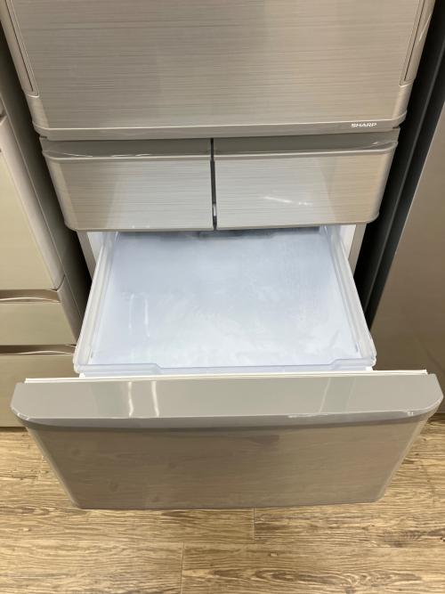 SHARP (シャープ) 5ドア冷蔵庫 SJ-W412E-S 2019年製 412L 受け皿非対応品 クリーニング済