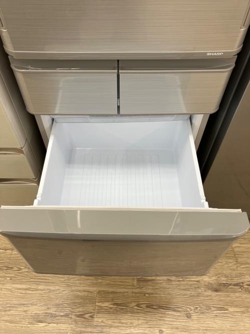 SHARP (シャープ) 5ドア冷蔵庫 SJ-W412E-S 2019年製 412L 受け皿非対応品 クリーニング済